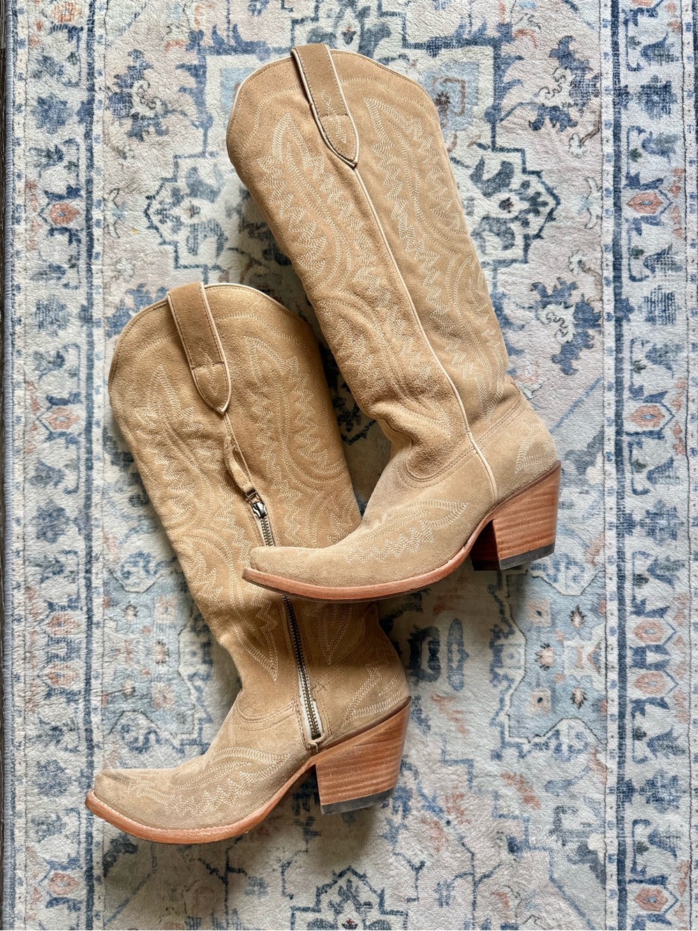 ARIAT Casanova Suede Knee High Boots - Picture 2 of 9